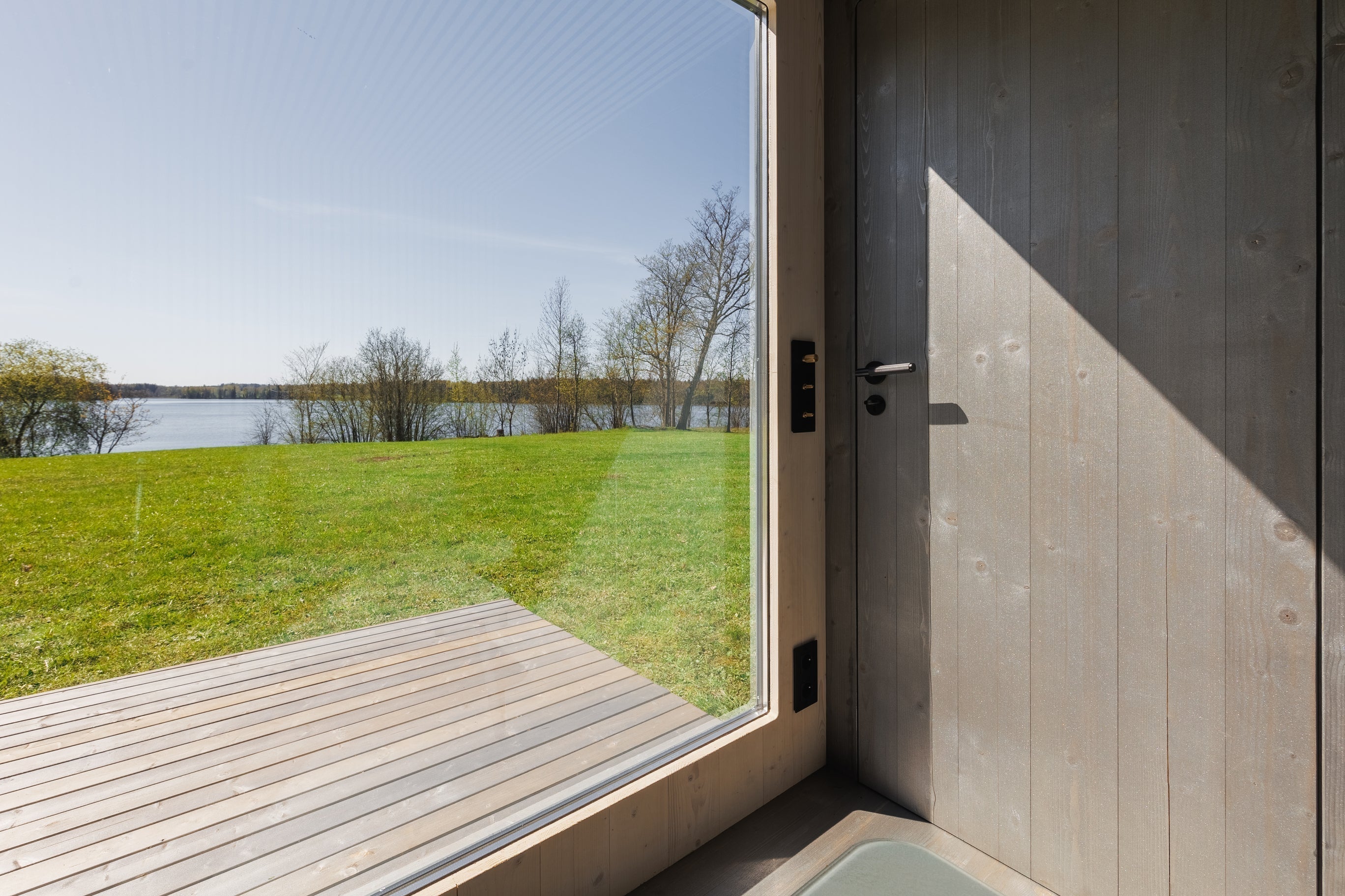 Genevas St. Moritz Outdoor Sauna with Lounge & Shower Cabin