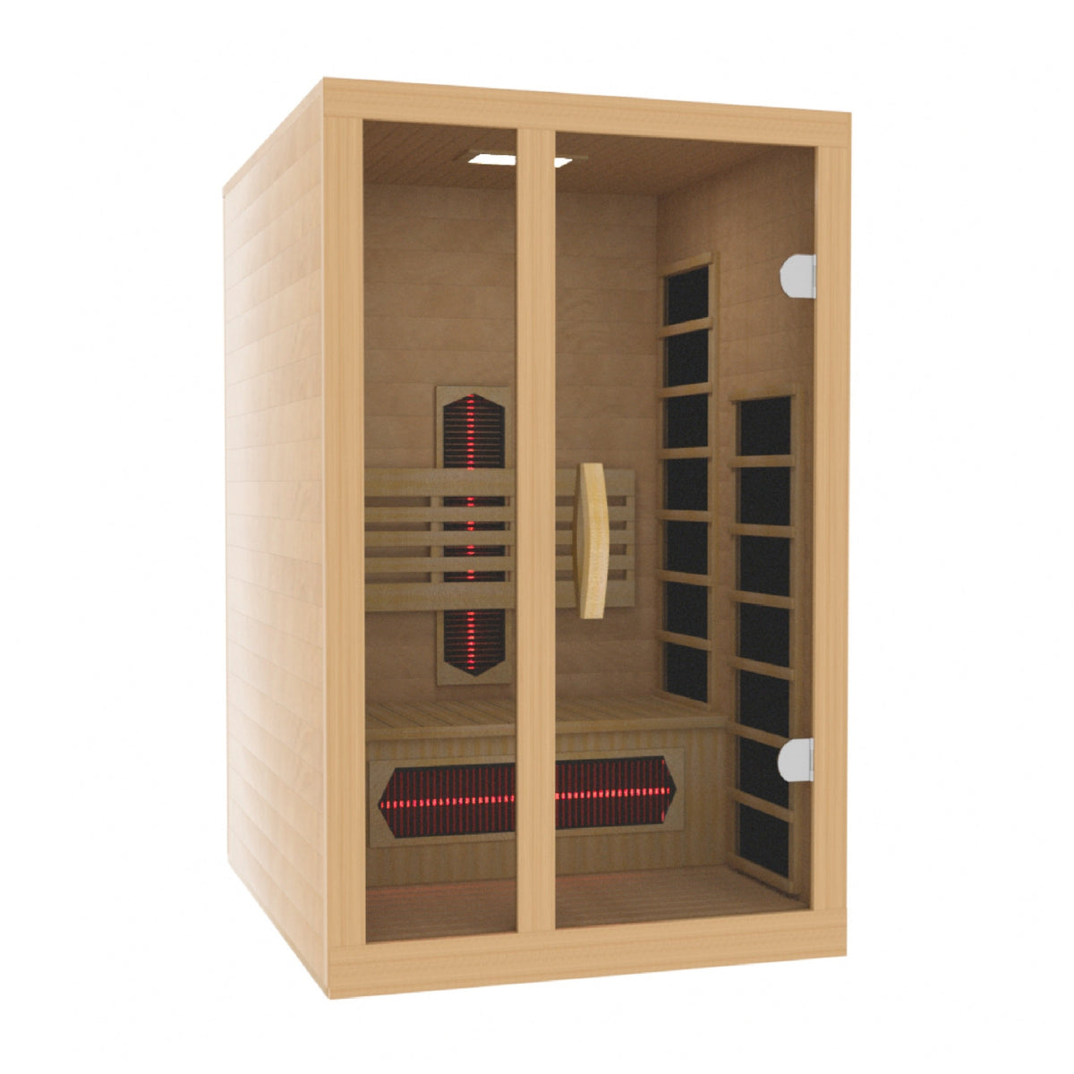 Dynamic Gracia 1–2 Person Full Spectrum Near Zero EMF Infrared Sauna – DYN-6119-03-FS