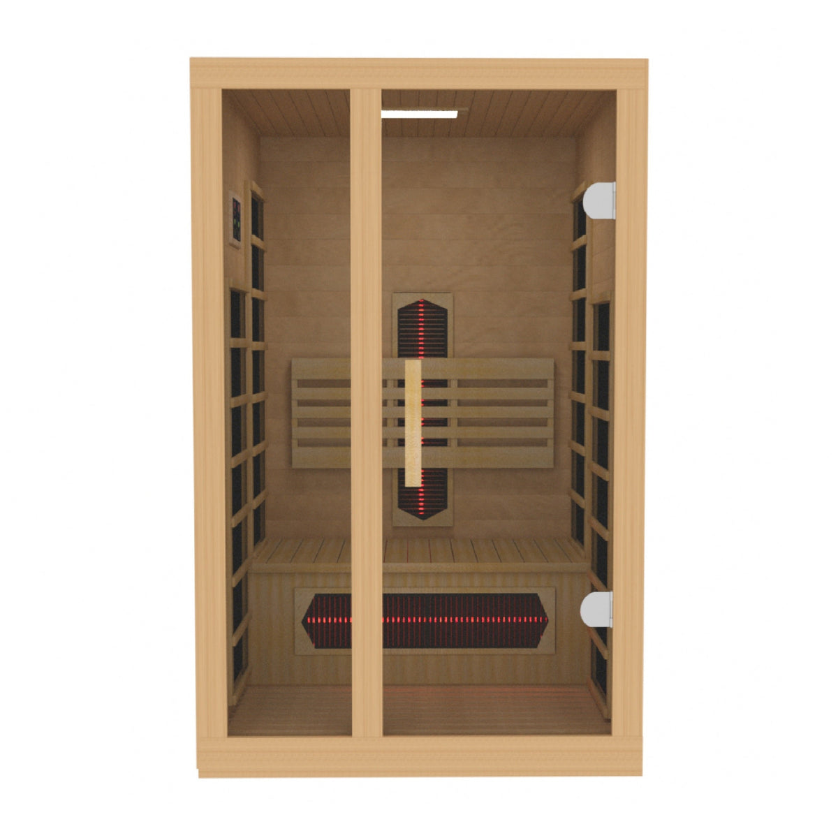 Dynamic Gracia 1–2 Person Full Spectrum Near Zero EMF Infrared Sauna – DYN-6119-03-FS
