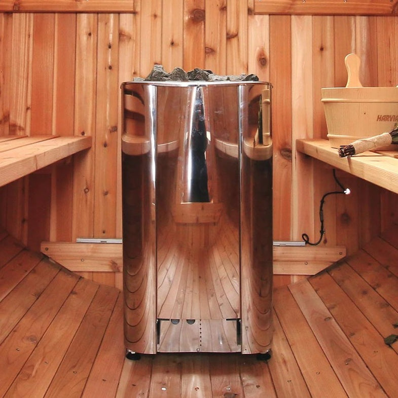 Harvia Club K10G 10kW Electric Sauna Heater Package with Xenio Control & Sauna Stones