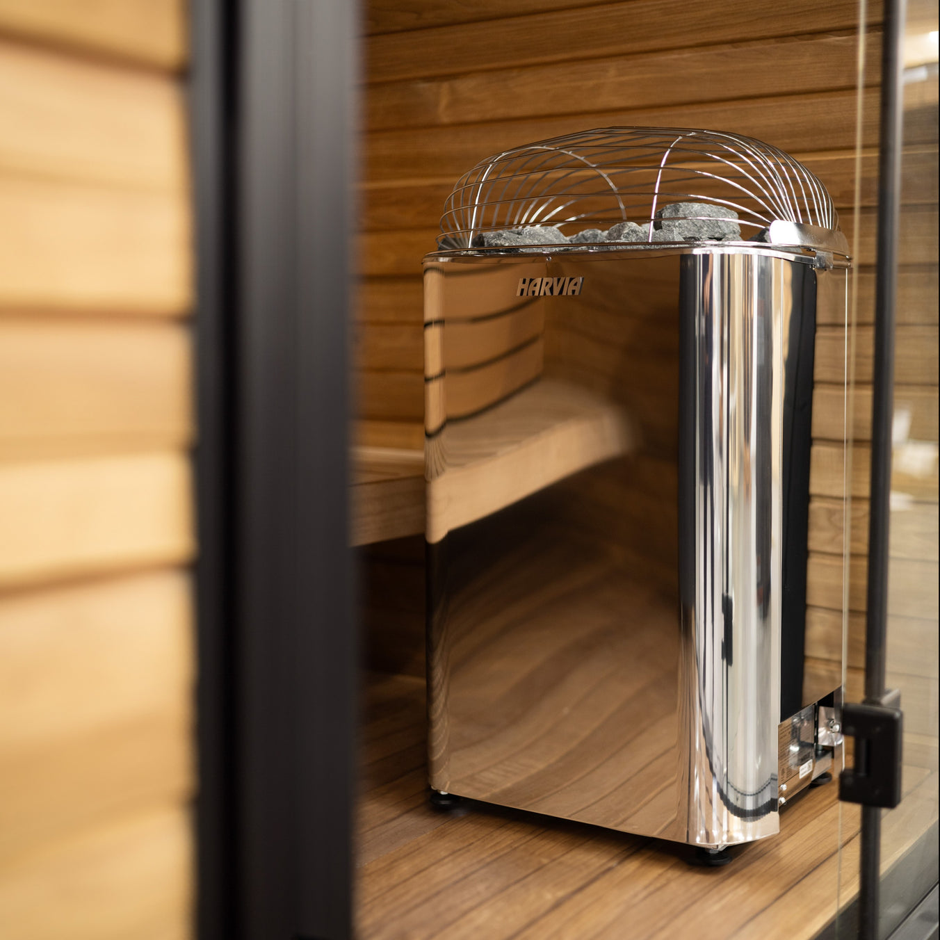 Harvia Club K10G 10kW Electric Sauna Heater Package with Xenio Control & Sauna Stones