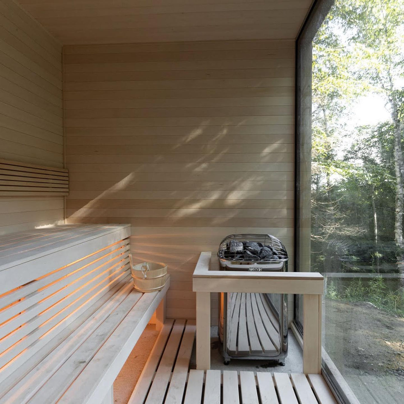 Harvia Club K10G 10kW Electric Sauna Heater Package with Xenio Control & Sauna Stones