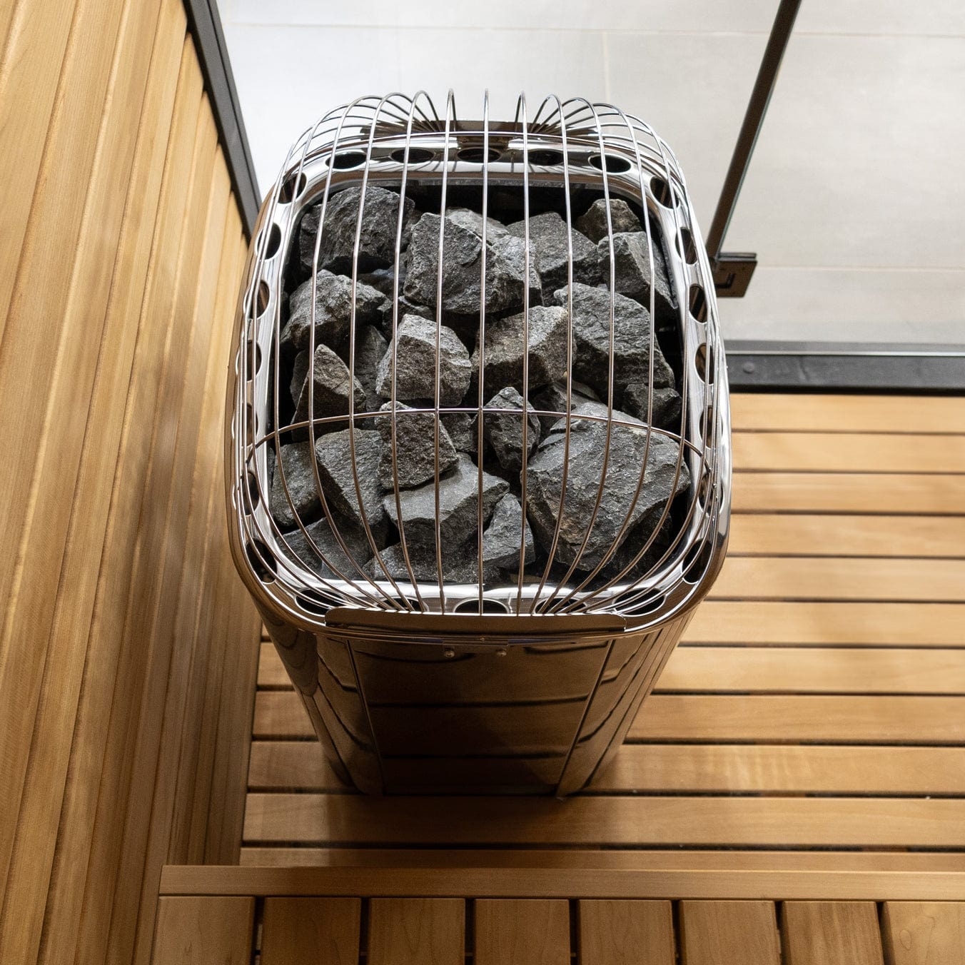 Harvia Club K10G 10kW Electric Sauna Heater Package with Xenio Control & Sauna Stones