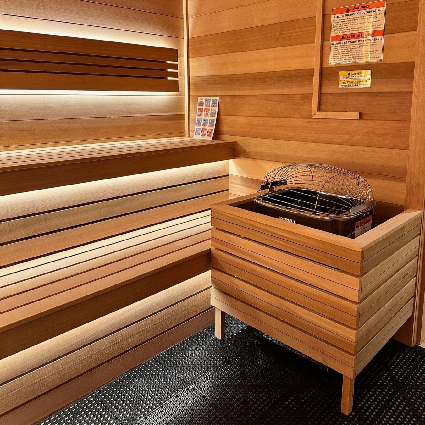 Harvia Club K10G 10kW Electric Sauna Heater Package with Xenio Control & Sauna Stones