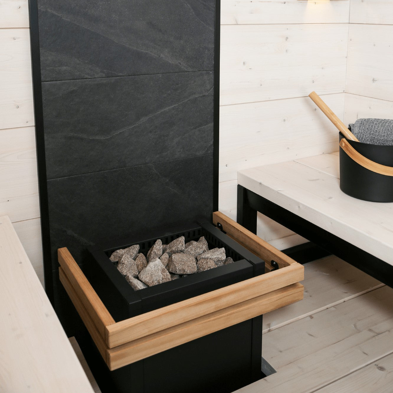 Harvia Virta HL110E 10.5kW Electric Sauna Heater Package with Xenio Control & Sauna Stones
