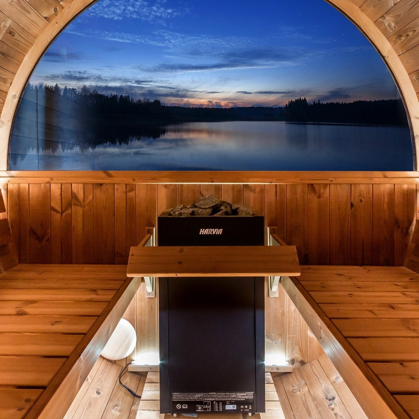 Harvia Virta HL90E 9kW Electric Sauna Heater Package with Xenio Control & Sauna Stones