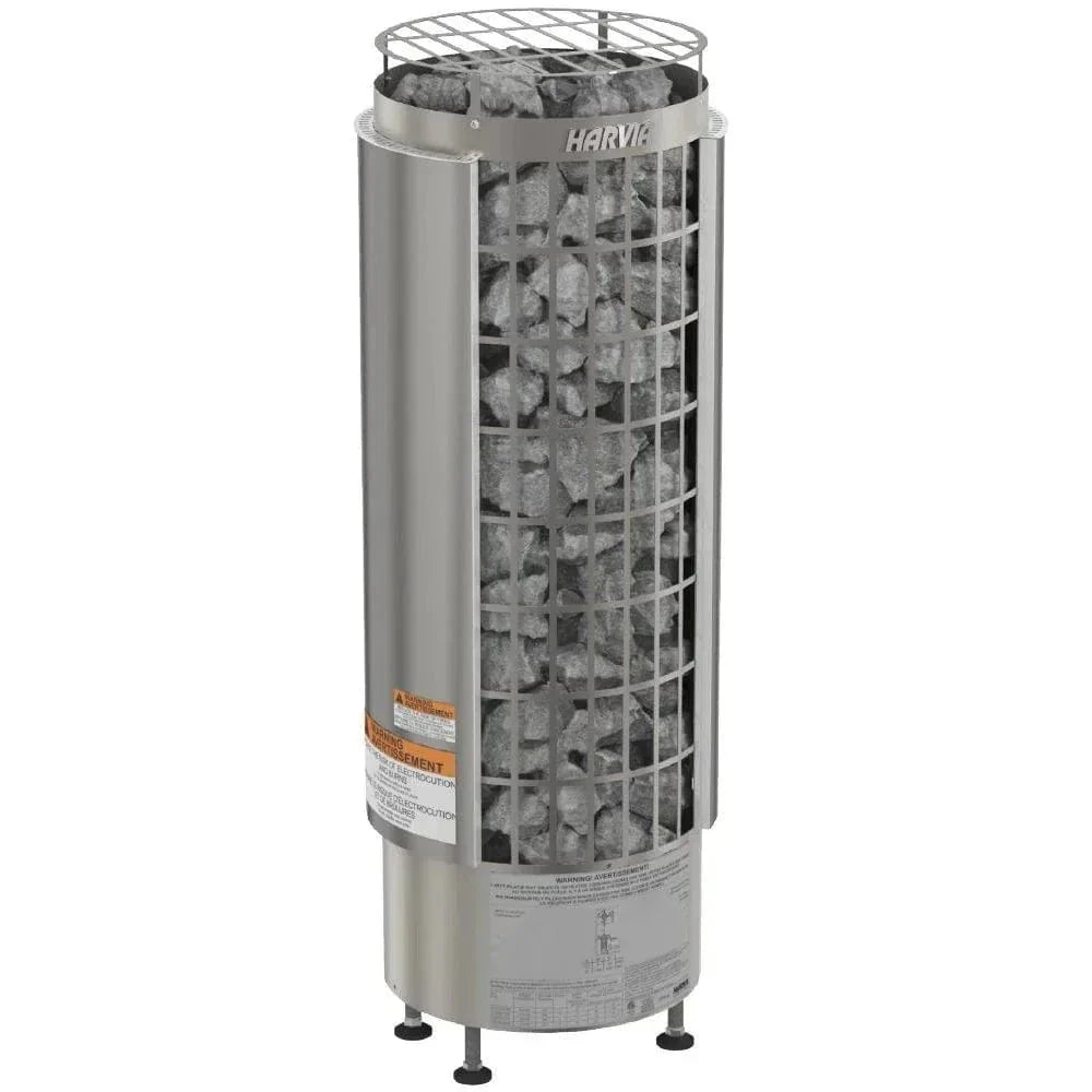 Harvia Cilindro PC110E 10.5kW Sauna Heater Package with Xenio Control & Sauna Stones