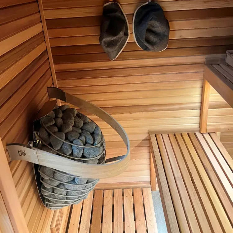 HUUM Drop 9kW Electric Sauna Heater Package with UKU Control & Sauna Stones