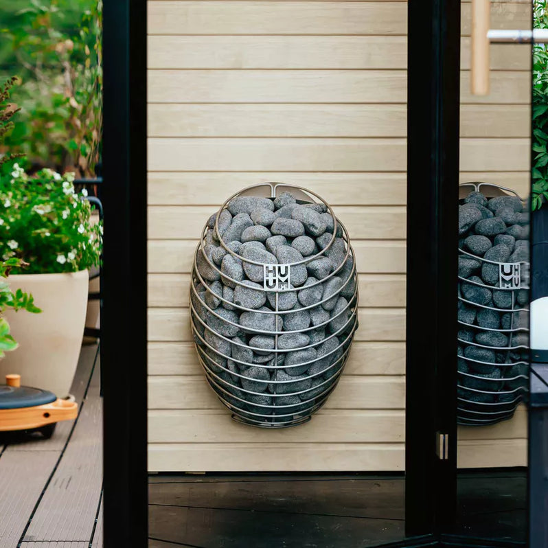 HUUM Drop 9kW Electric Sauna Heater Package with UKU Control & Sauna Stones