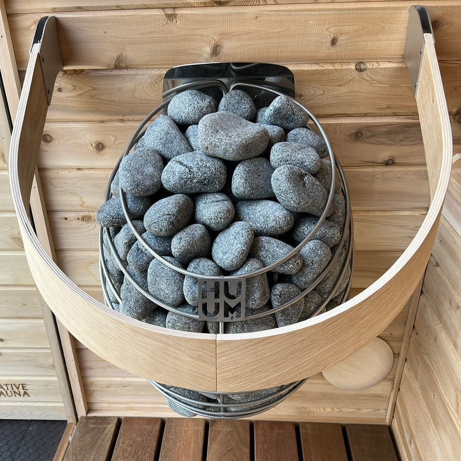 HUUM Drop 9kW Electric Sauna Heater Package with UKU Control & Sauna Stones