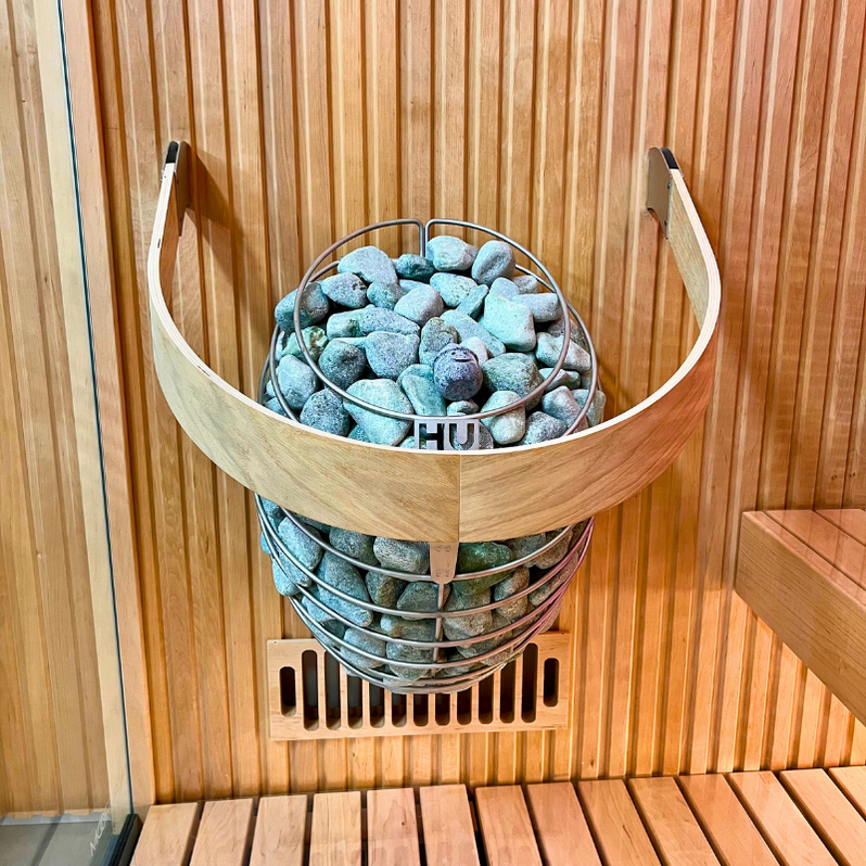 HUUM Drop 9kW Electric Sauna Heater Package with UKU Control & Sauna Stones