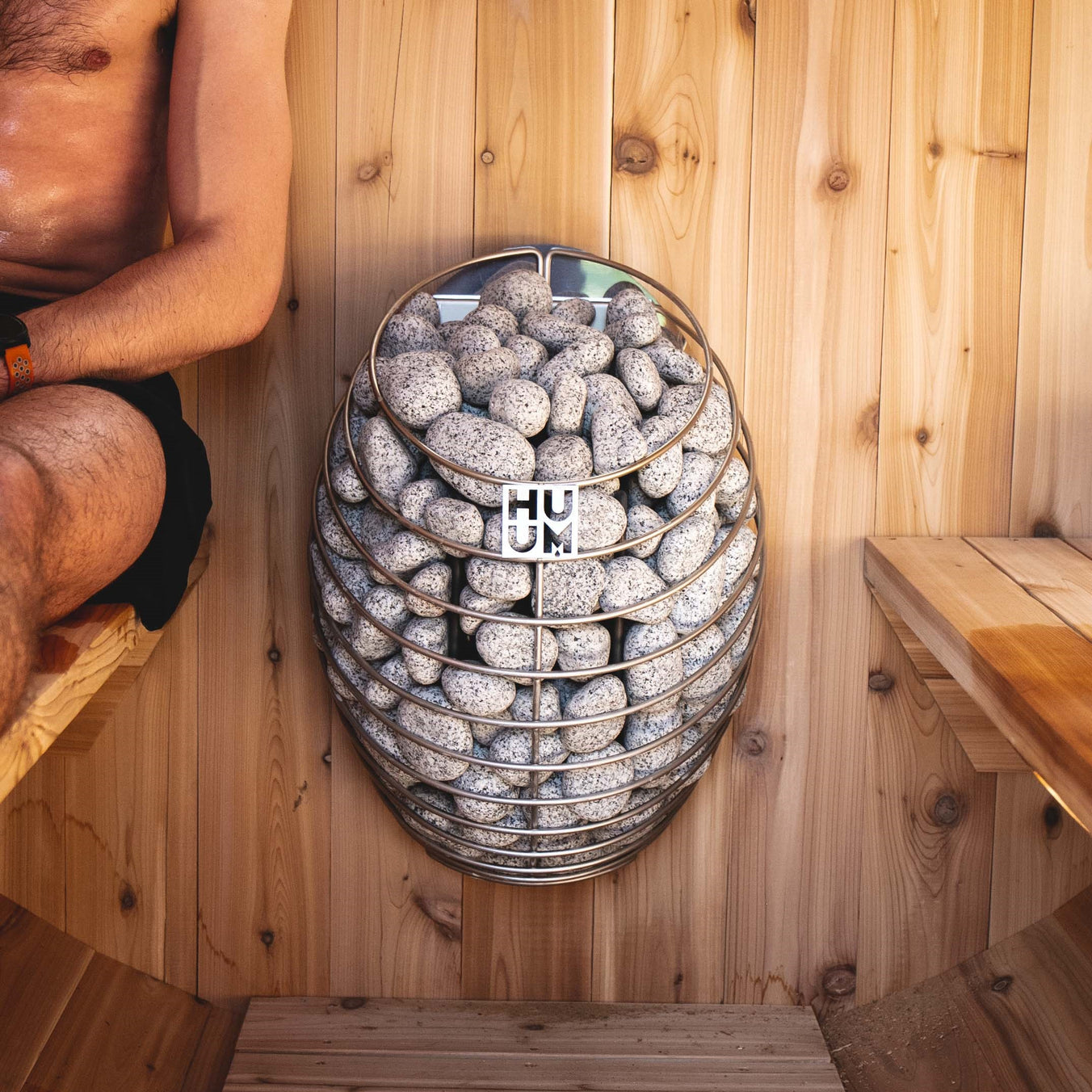 HUUM Drop 9kW Electric Sauna Heater Package with UKU Control & Sauna Stones