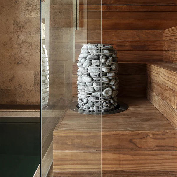 HUUM HIVE Mini 10.5kW Electric Sauna Heater Package with UKU Control, Air Tunnel & Sauna Stones