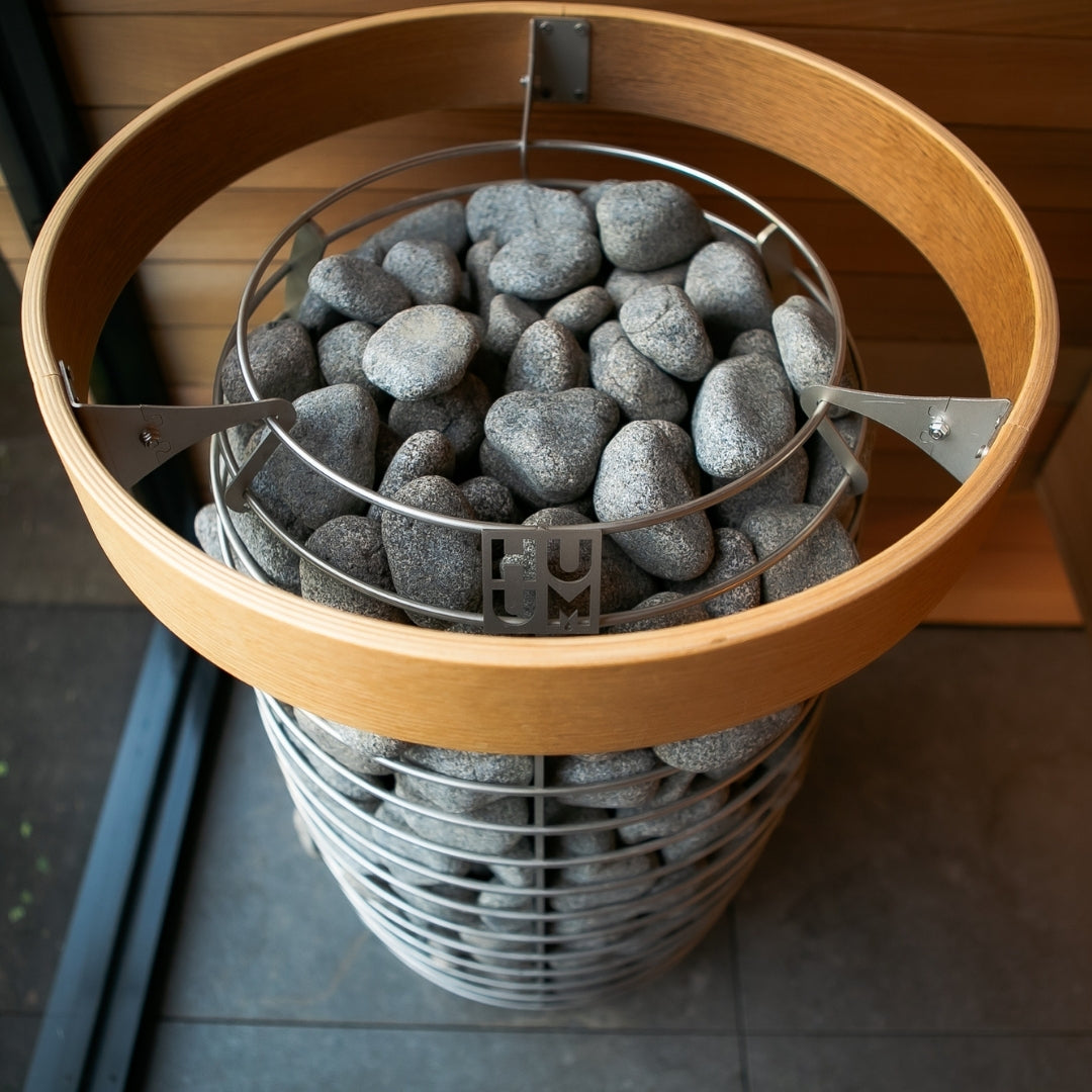 HUUM HIVE Mini 9kW Electric Sauna Heater Package with UKU Control, Air Tunnel & Sauna Stones