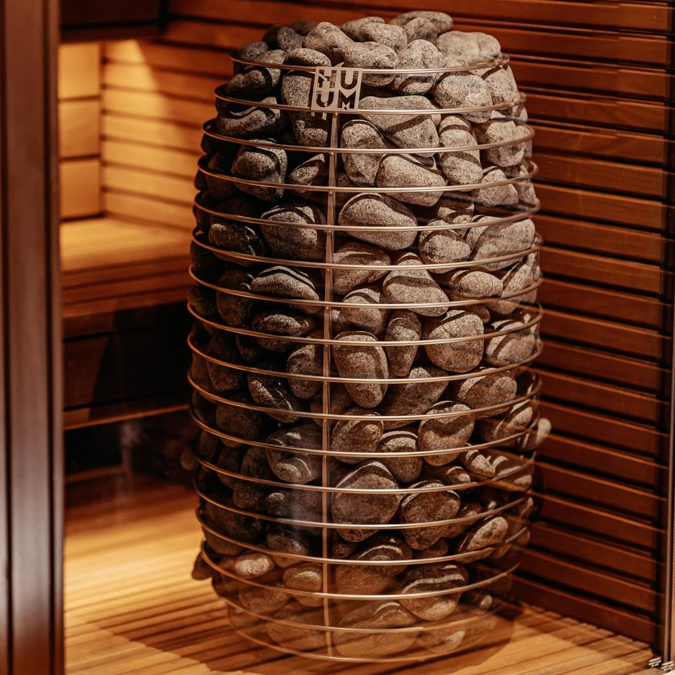 HUUM HIVE Mini 10.5kW Electric Sauna Heater Package with UKU Control, Air Tunnel & Sauna Stones