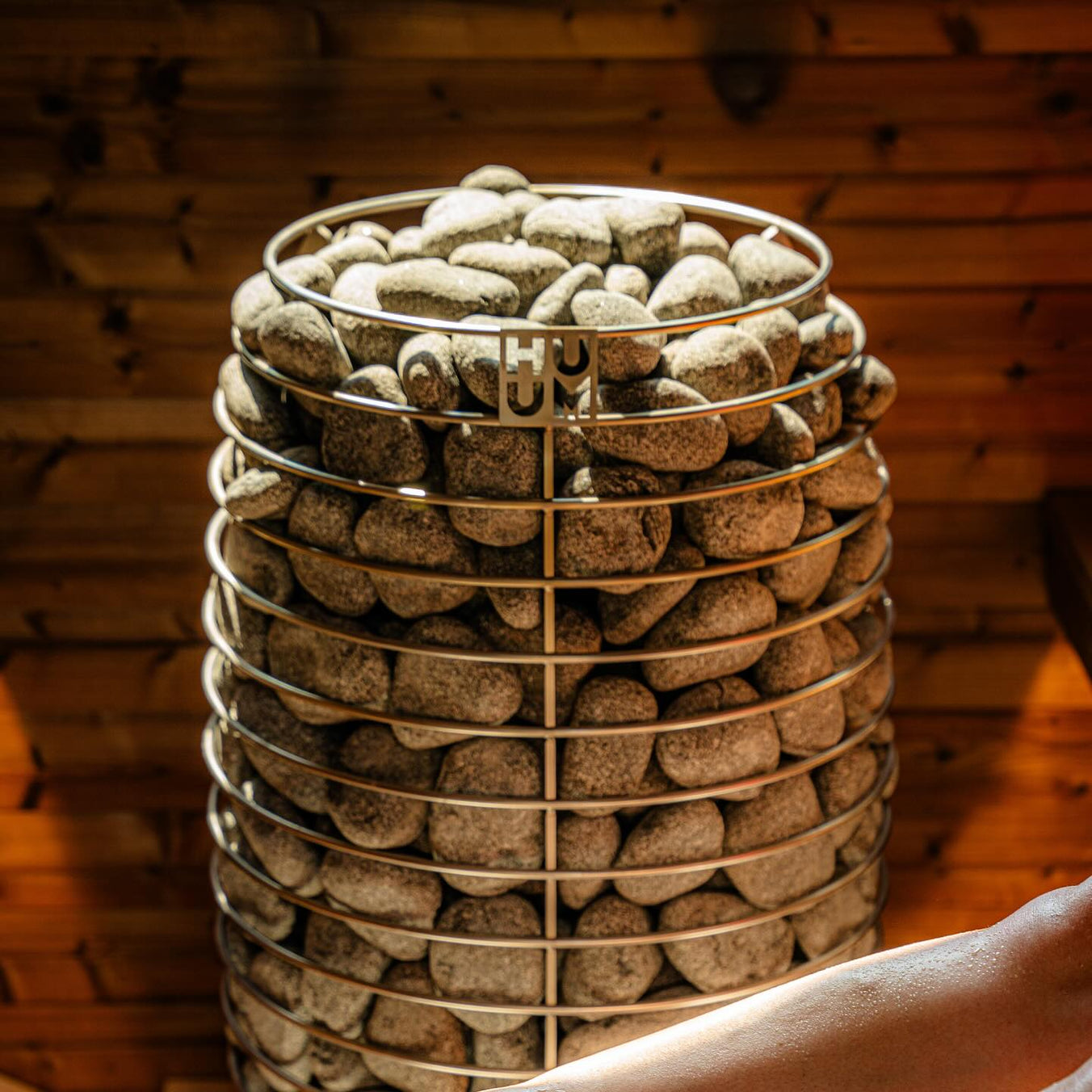 HUUM HIVE Mini 10.5kW Electric Sauna Heater Package with UKU Control, Air Tunnel & Sauna Stones