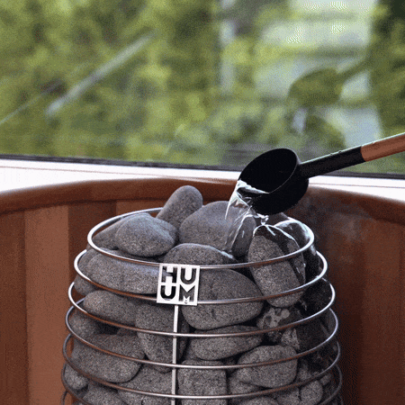 HUUM HIVE Mini 10.5kW Electric Sauna Heater Package with UKU Control, Air Tunnel & Sauna Stones