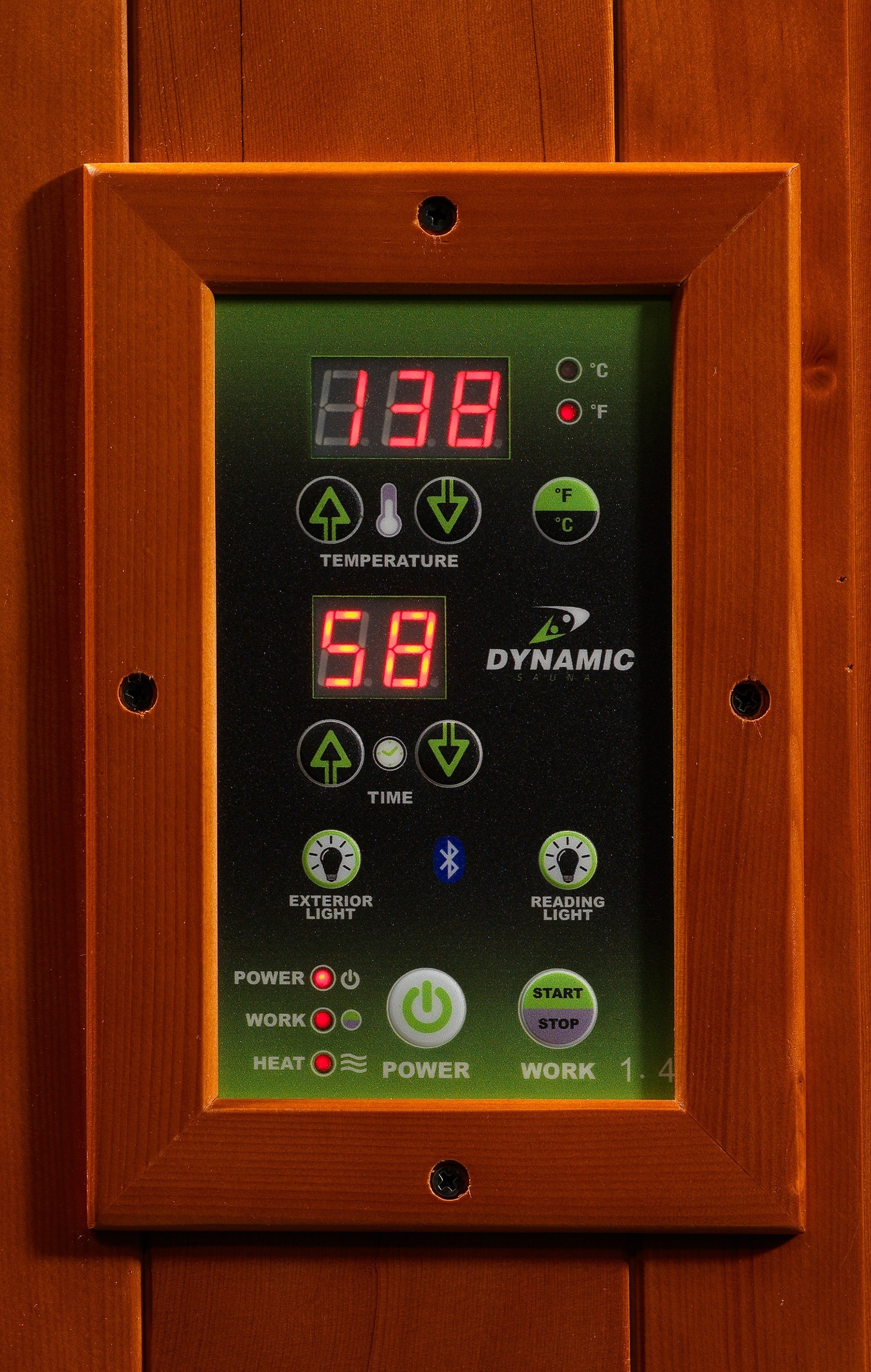Premium Dynamic Venice Limited Elite infrared sauna for 2 people with FAR infrared technology, detox support, and durable hemlock wood build