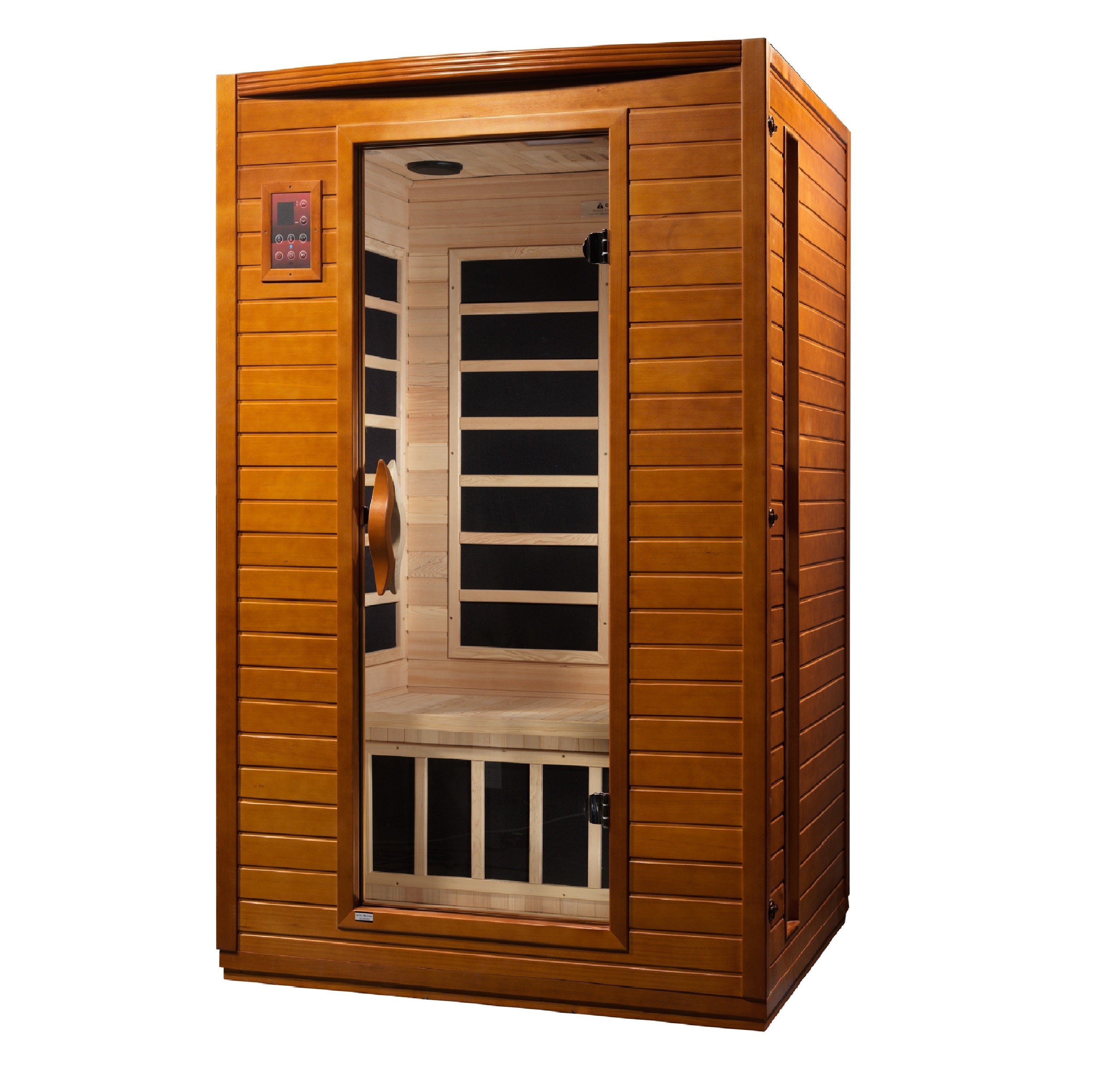 Bring luxury home with the Dynamic Versailles 2-Person Ultra Low EMF FAR Infrared Sauna. Crafted from durable reforested Canadian Hemlock.