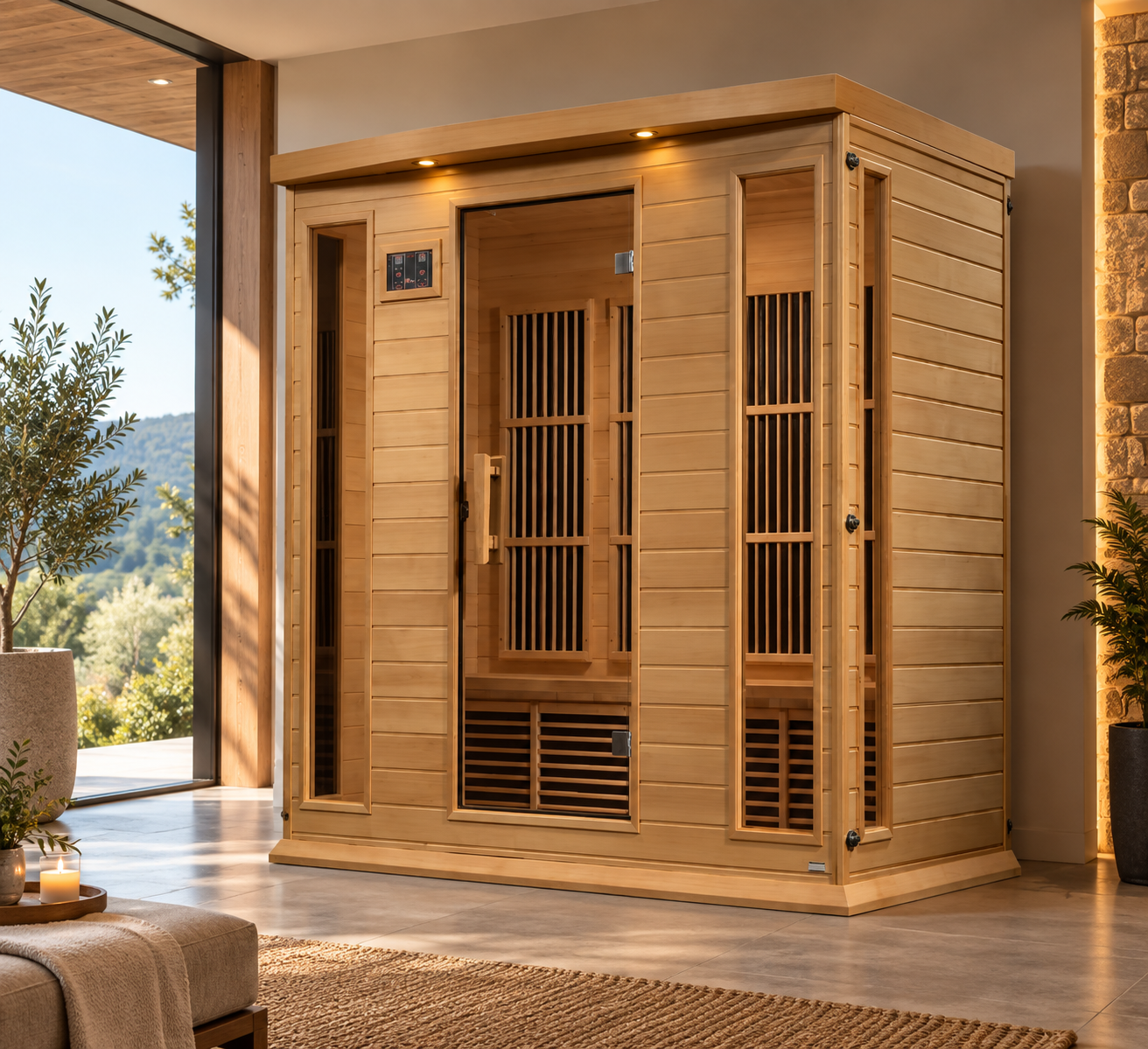 Maxxus 4-Person Near Zero EMF FAR Infrared Sauna MX-K406-01-ZF