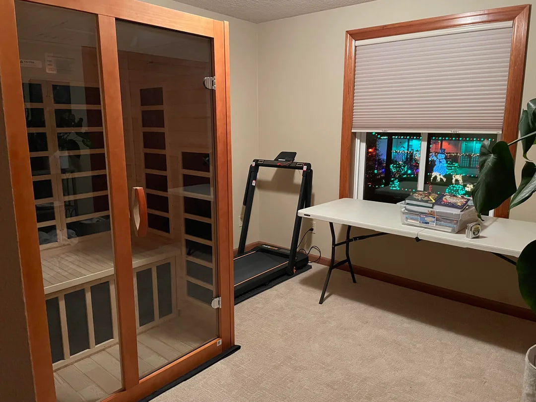 Dynamic Santiago 2-Person Full Spectrum Near Zero EMF FAR Infrared Sauna FS Sauna