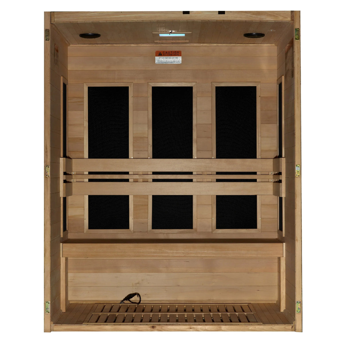 Maxxus S-Line 3-Person Ultra Low EMF FAR Infrared Sauna – MX-S306-01-ULEMF ELITE