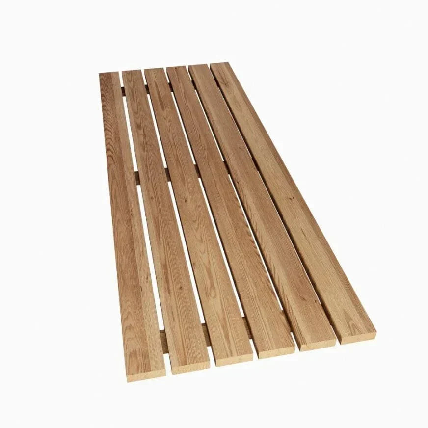 SaunaLife E6 Barrel Sauna Floor Kit – Thermo-Spruce Outdoor Sauna Flooring