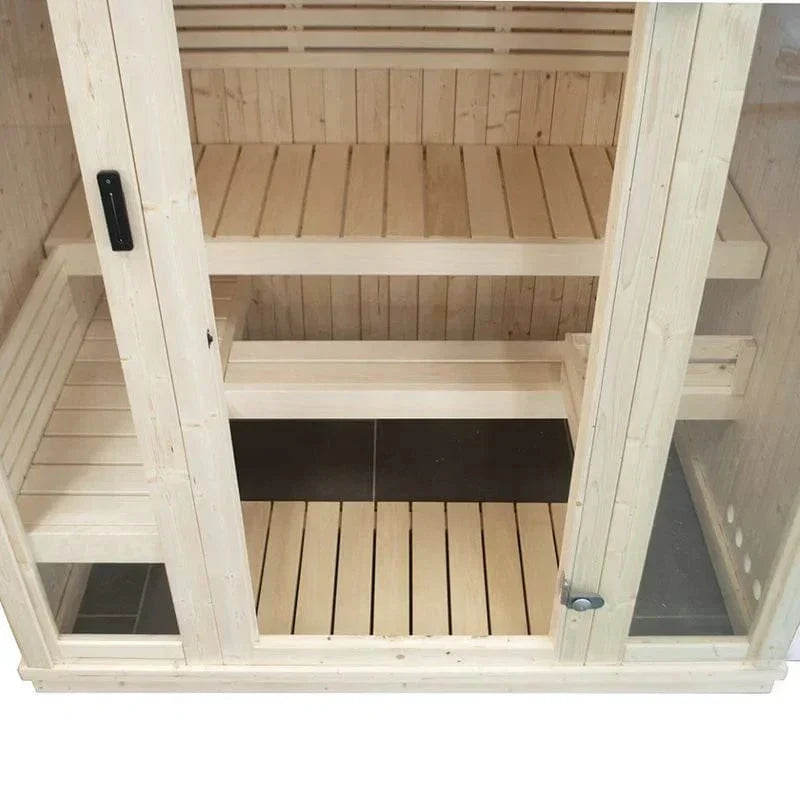 Floor Kit for Model X6 Sauna – SaunaLife Aspen Wood Floor Kit SL-X6FLOOR
