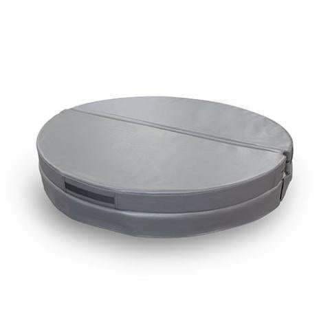 SaunaLife S1 insulated cover for hot and cold plunge tub, durable protective cover designed to keep debris out and improve temperature retention