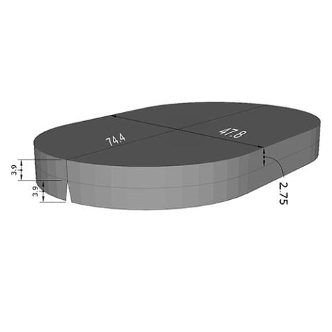 SaunaLife S2 Insulated Cover for S2 Series Plunge Tub, Premium Thermal Cover for Hot and Cold Water Recovery Baths
