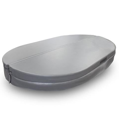 SaunaLife S2 Insulated Cover for S2 Series Hot and Cold Plunge Tub, Energy-Efficient Thermal Cover with Secure Fit for Temperature Retention and Debris Protection
