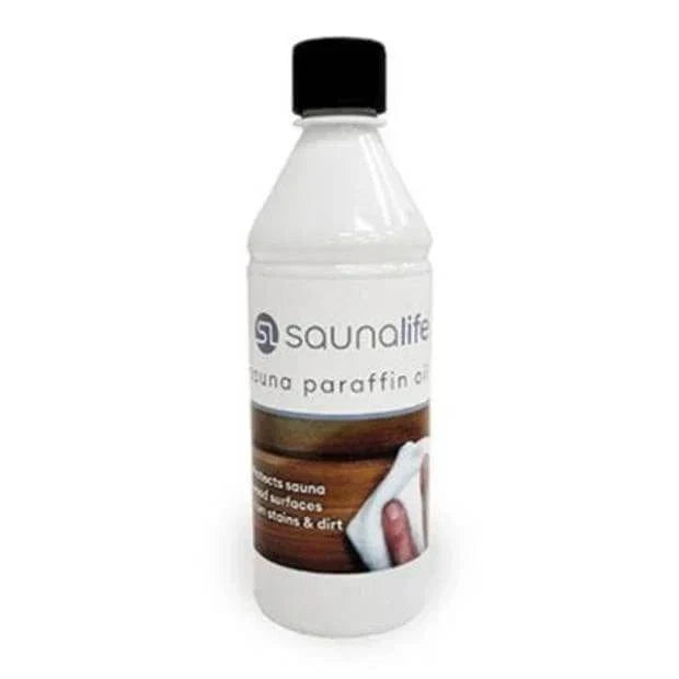 SaunaLife Odorless Sauna Wood Oil 500ml paraffin wood treatment for sauna benches and interior wood protection