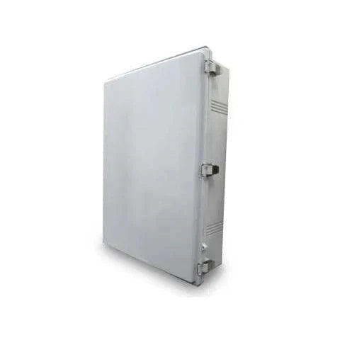 SaunaGear 302 Waterproof Sauna Equipment Electrical Enclosure with IP67-rated UV-stabilized polycarbonate housing, hinged gasket-sealed door for outdoor sauna electrical equipment protection