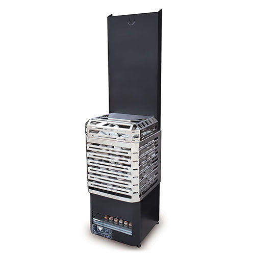 Saunum AIR L 10 9.8kW WiFi Sauna Heater Package with Climate Equalizer & Sauna Stones