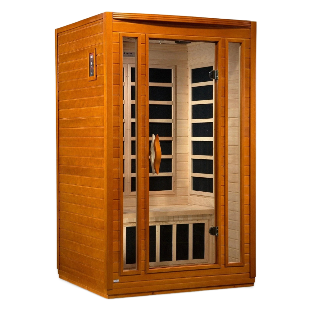 Dynamic "San Marino" 2-person Low EMF FAR Infrared Sauna DYN-6206-01